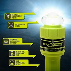 Electronic Distress Flare & Flag Waterproof IP67 Ocean Signal For Emergency Use