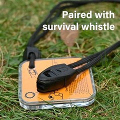 Wear Resistant Survival Mirror with Enhanced Reflectivity for Emergencies