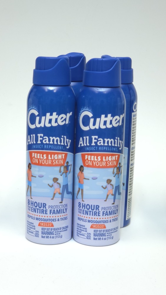 4 Cutter All Family Mosquitoes & Ticks Repellant Spray 4 oz (M014)