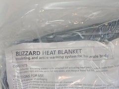 Blizzard Survival Heat Blanket Military surplus exp 2013