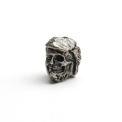 Trump Face Skull Beass Bead Paracord Knife Bead Pendant Lanyard Bead