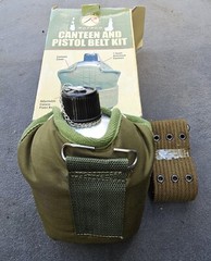 Rothco Plastic Canteen w/ Cover And Pistol Belt Kit (new in the box)