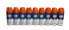 Lot of 9 OFF! Defense Insect Repellent 1 with Picaridin 5 oz Spray Can