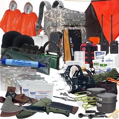 Premium 2 Person 5 Day Solar Bug Out Bag