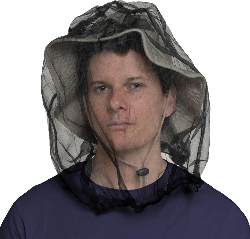 2 Pack Outdoor Essentials Mosquito Bug Head Net – Face Netting Protection