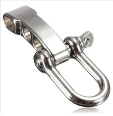 550 Paracord Survival Bracelets Metal Schnalle Steel Shackles Adjustable U-Type
