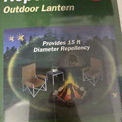 Thermacell Mosquito Repellent Outdoor Lantern 15’x15’ Cover Zone *New Sealed*