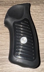 Ruger SP101 Standard Grips Screw Rubber Grip Black Rubber and Polymer