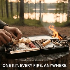 TinFerno Fire Starting Kit – 100pc Fire Starter for Campfires, Ferro Rod, Mag…