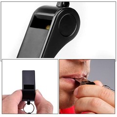 Plastic Multipurpose Loud Whistle Pendant Ideal for Kids Outdoor Survival Safety