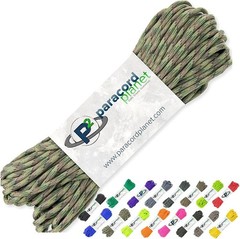 Durable 100 Feet Type III 550 Paracord – Lightweight & UV Resistant Multi Camo