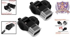 High-Performance Whistle Set with Lanyard – Loud Sound for Coaches and Officials