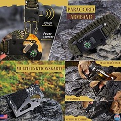14-in-1 Survival Kit, Emergency Gear for Men, Gifts for Dad, Camping Accessories