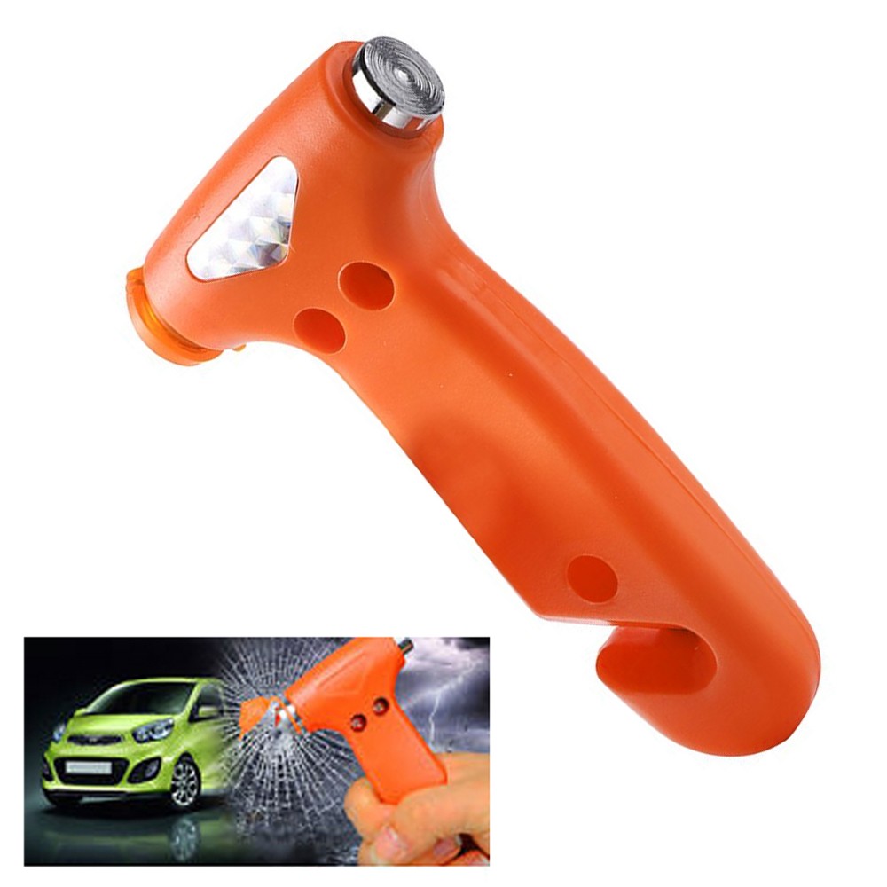 Car Emergency Hammer: Ensures Auto Safety Features Window Breaker and Seat Belt