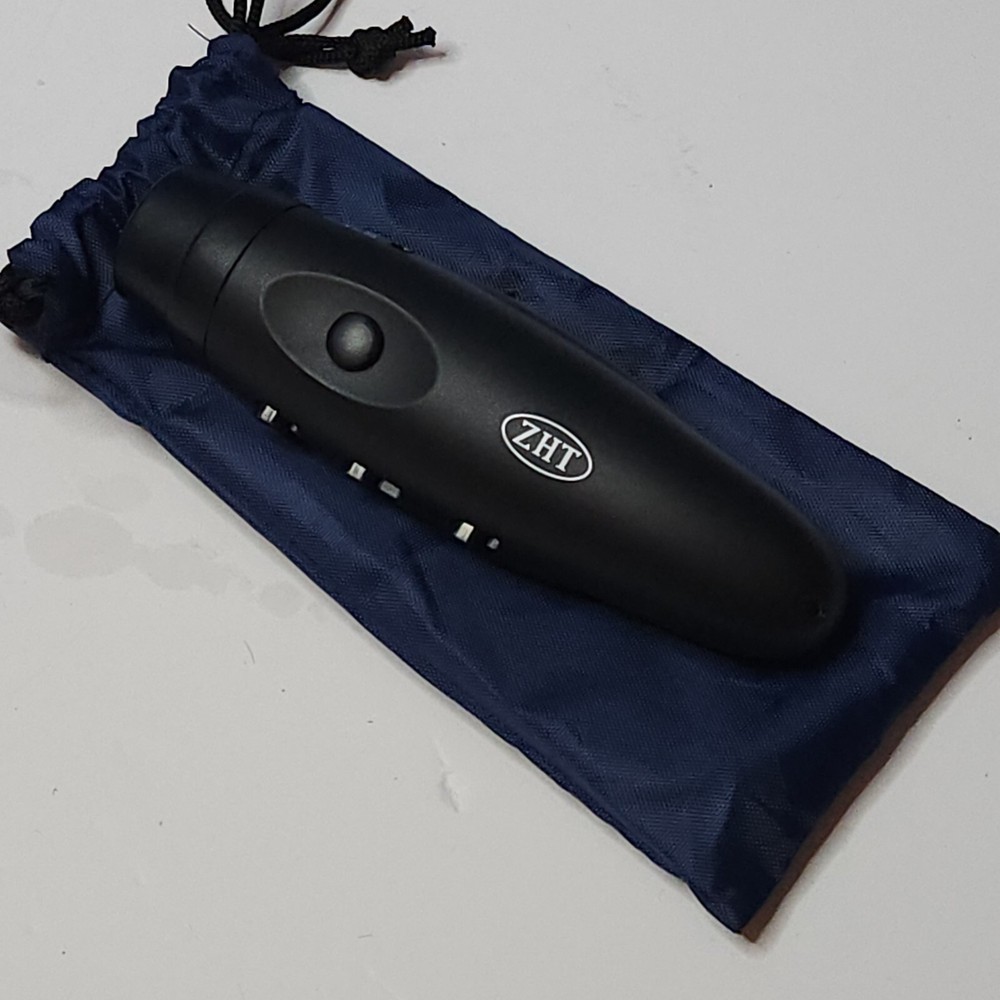 ZHT Electronic Whistles for Referees, 3 Tone High Volume Emerg Black