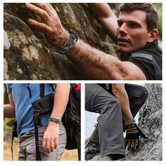 Survival Bracelet, Multifunctional Survival Bracelet, Buckle, Compass, Rescue…