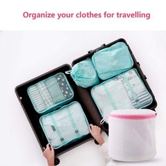 Ainiv Mesh Laundry Bags, 3PCS Bra Bags with Zips, #4 3PCS-Pink