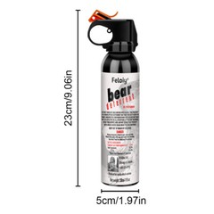 Feloiy Pepper Spray w/ Holster, 11 oz Cans, 30 ft Range, NEW