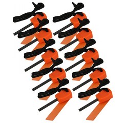 Lot Ferro Rod Fire Starter Flint Steel Striker Survival Kit Outdoor Camping Tool