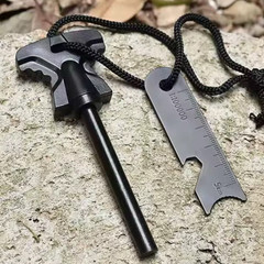 Heavy Duty Ferro Rod Fire Starter Flint Steel Survival Outdoor Tool