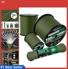 Paracord Rope 750 Lb – 1000Ft / 500Ft / 200Ft / 100Ft 5/32″ Parachute Cord 4MM 1