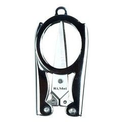 2 PCS Portable Small Folding Scissors Pocket Cutter for Travel Crafts Emergency