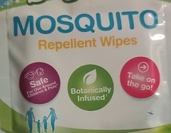 PIC Bugables Mosquito Repellent Wipes Deet Free,Essential Oils New mosquito 2 Pk