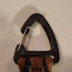 Brown Tan Paracord Keychain
