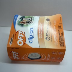 OFF! Clip-On Mosquito Repellent Fan Unit with 1 Refill, 12 Hours Protection