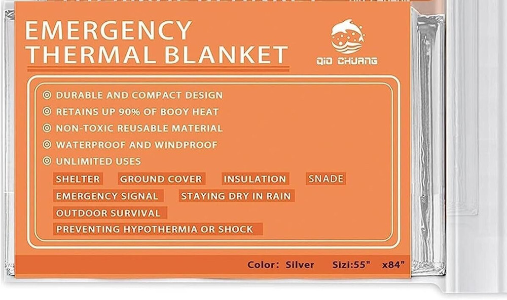Emergency Mylar Thermal Blankets Survival Camping Blanket