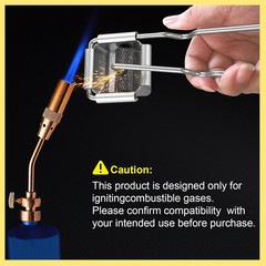 Single Flint Striker Spark Lighter, 2PCS Flint Torch Igniter with 20 Extra Flin