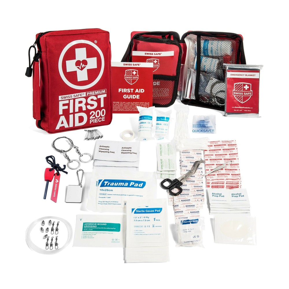 200-Piece Professional First Aid Kit for Home, Car or Work : Plus Emergency M…