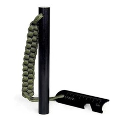 5 x 1/2″ Ferro Rod Fire Starter Kit – Fatwood, Hemp Rope, Tin Can, Survival Gear