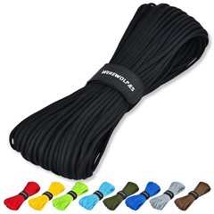 WEREWOLVES 550 Paracord Rope 7 Strand Type III 4mm Parachute Cord 100FT Paracord