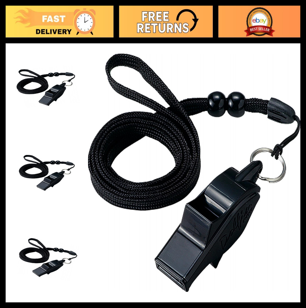 Dolphin Pro Referee Whistle – High Decibel, Durable, Perfect for Sports Official