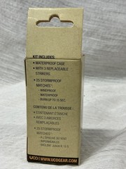 Orange UCO Stormproof Match Kit Waterproof Case 25 Stormproof Matches & Strikers