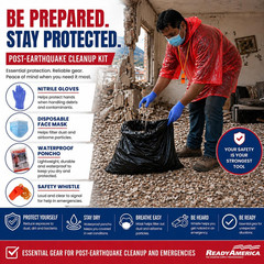 70280 72 Hour Emergency Kit, 2-Person, 3-Day Backpack, Includes First Aid Kit, S