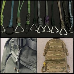 Cuerda Paracord 550, 30,5 metros 5/32 pulgadas, 7 hebras, nailon tipo III