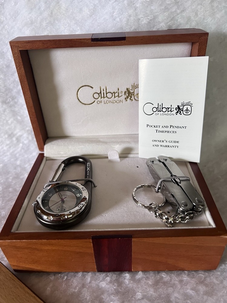 COLIBRI CX Gear Watch Scissors Belt Backpack Clip Hiking Camping Survival