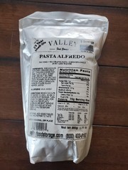 Set of 3! Valley Food Storage Pasta Alfredo 5 Serving Per Camping Food Emergency