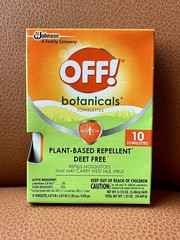 Genuine Off! Botanicals Insect Repellant Towelettes – 10 count 694974