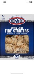 Quick Light Fire Starters | Wooden Fire Starters Made with All Natural Hardwood