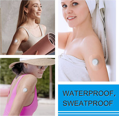 Freestyle Sensor Adhesive Bandage Patches for Libre 2 Cover Waterproof Clear Fil