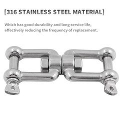 Boat Anchor Swivel Shackle 1/4 inch 5/16 inch 3/8 inch 1/2 inch (4 Size) Jaw …
