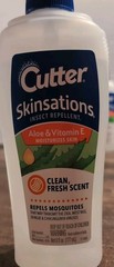 4-Pack Cutter Skinsations Insect Repellent 6 ounces ea, Spray, Aloe & Vitamin E