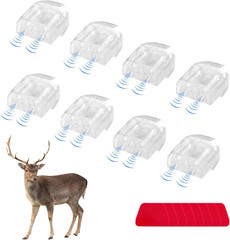 8 PCS Deer Whistles for Car, Automotive Deer Warning Whistle Devices, Animal War