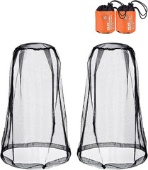 2 Pack Head Net Face Mesh Head Cover for Outdoor Lovers Protect from Fl