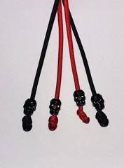 Motorcycle Paracord get-back whip & color matching keychain !