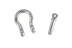Bow Shackle Marine 304 Stainless Steel D-Ring 5mm 3/16″ Boat Rigging Pack of 2