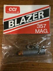 Rare Keychain Blazer 357 mag. CCI